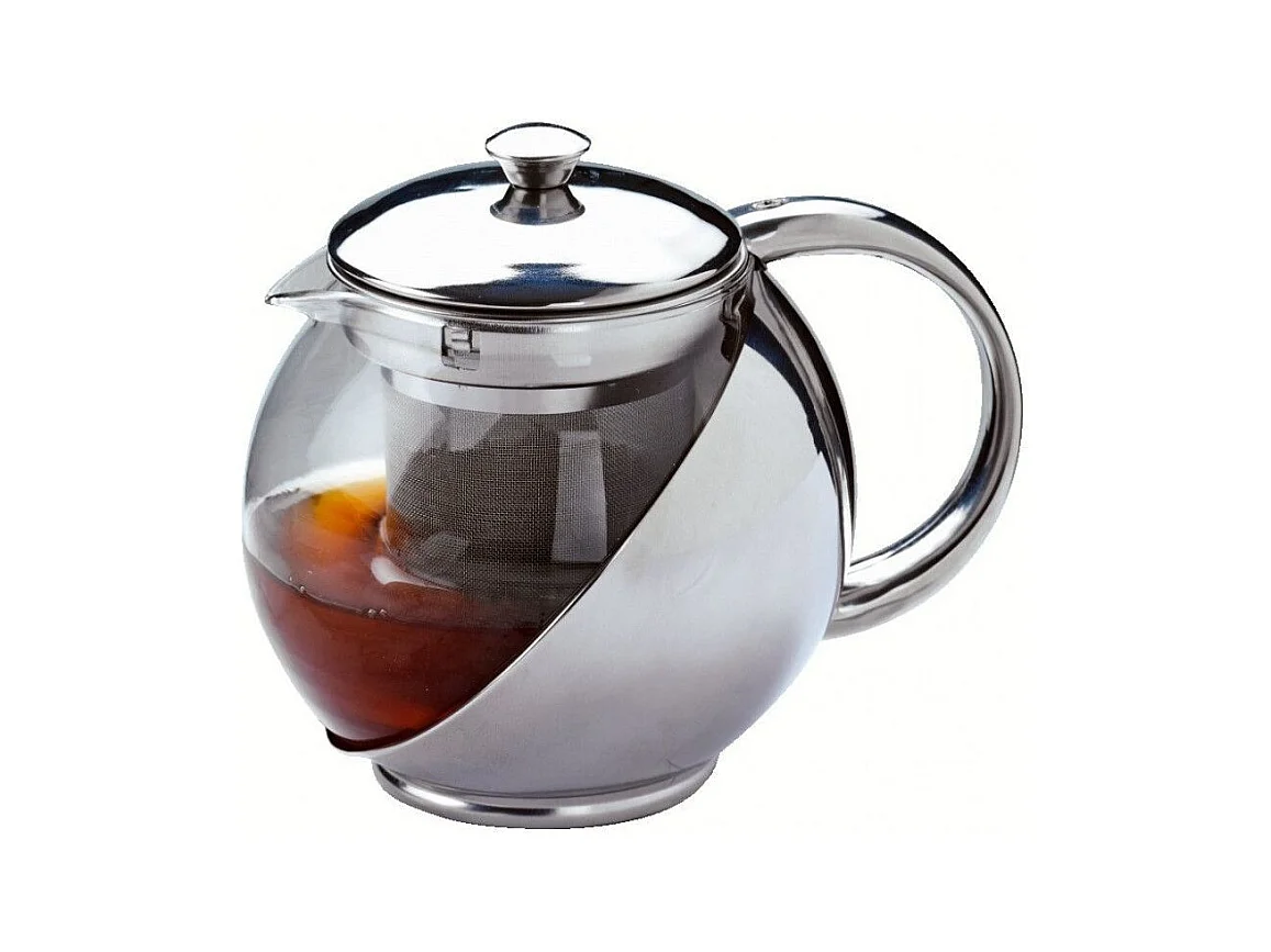Théière avec Filtre "Spot" 1,10L Argent