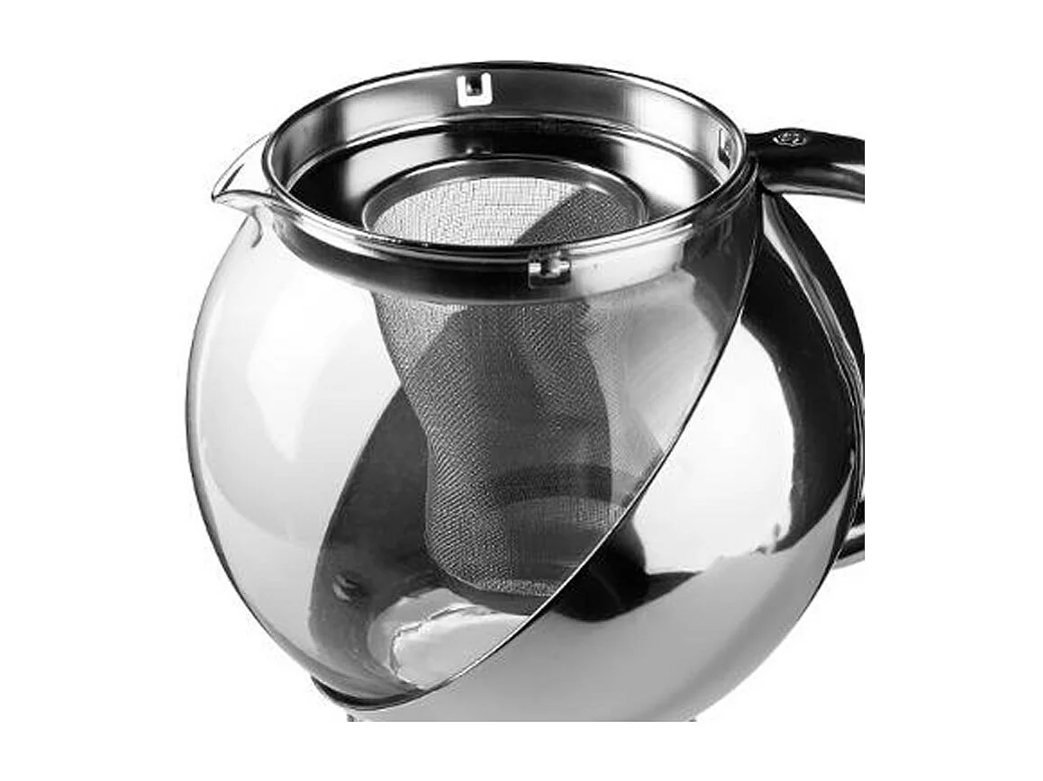 Théière avec Filtre "Spot" 1,10L Argent