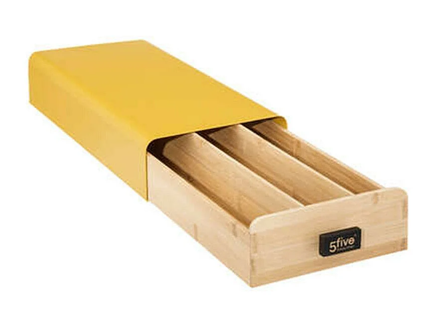 Porte 30 Capsules Déco "Modern" 38cm Moutarde