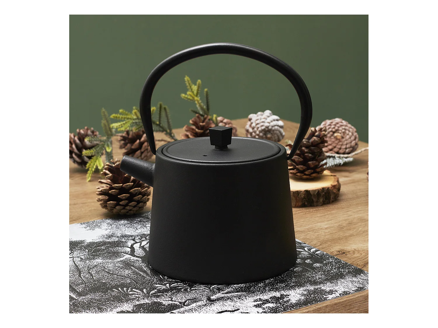 Theiere En Fonte 90cl M8 Noir