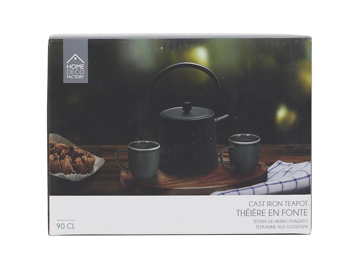 Theiere En Fonte 90cl M8 Noir