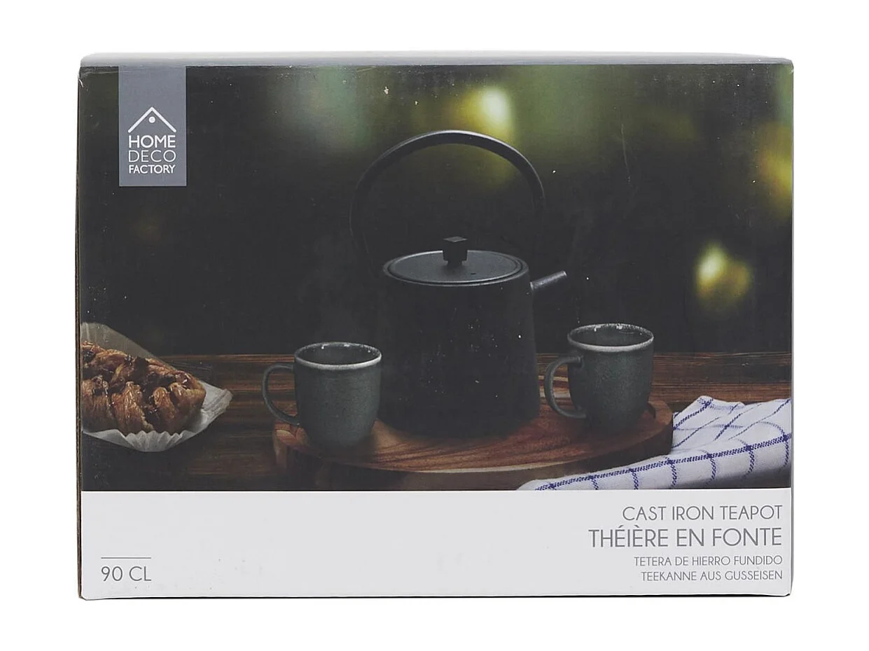 Theiere En Fonte 90cl M8 Noir