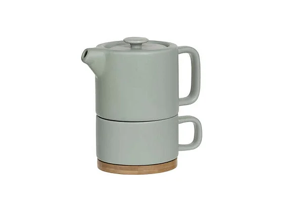 Théière avec Tasse "Nature" 40cl Menthe