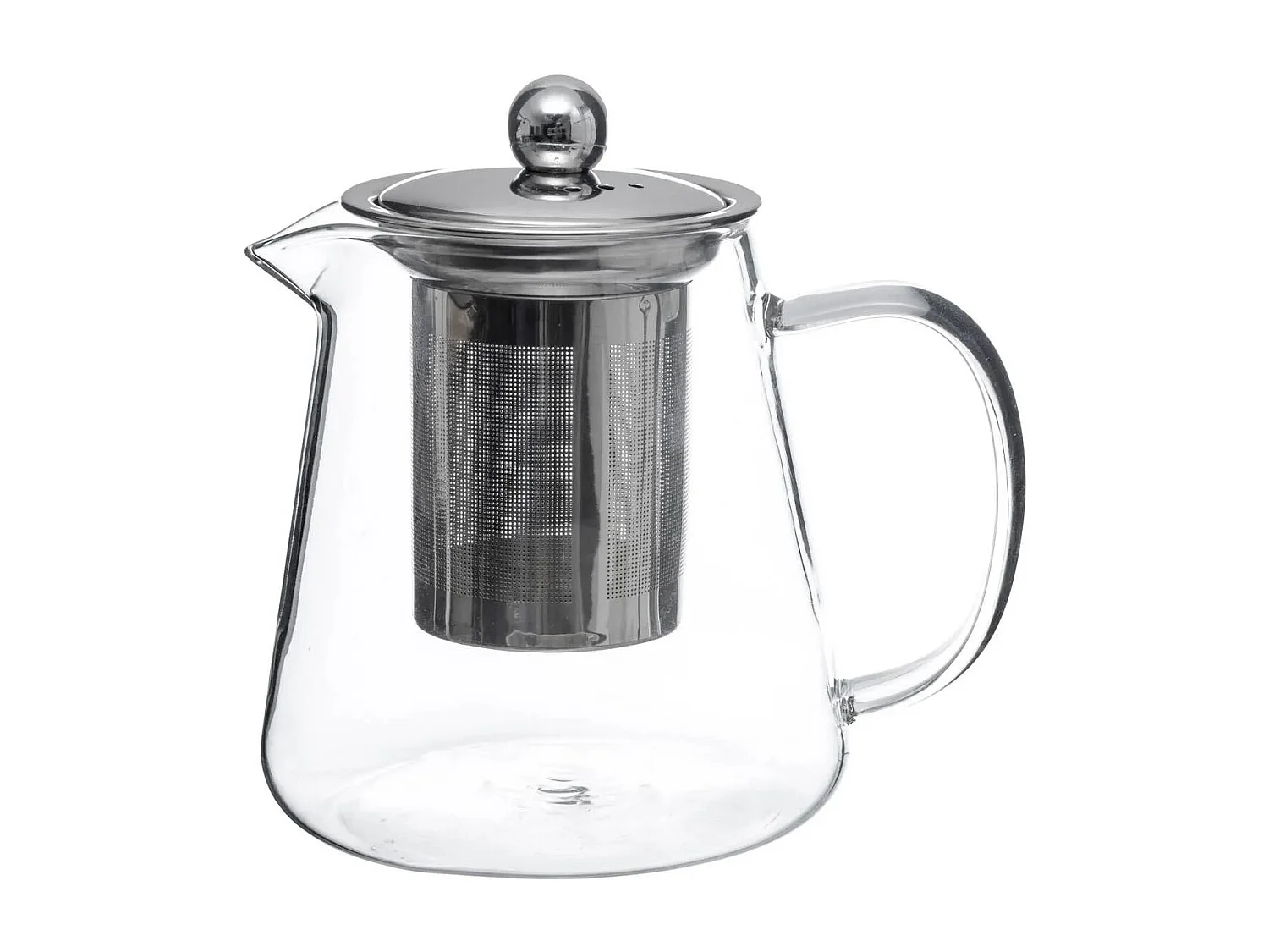 Théière en Verre Avec Filtre "Tea" 0,8L Argenté