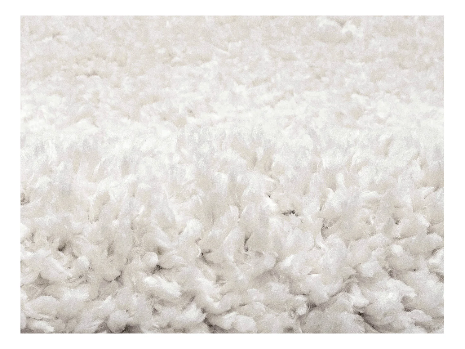 Langhudak Berberhak luksus bomuope tæppe Berbelsk luksus opgredaille - 160 x 230 cm - Hvid og guld - PRYSMI