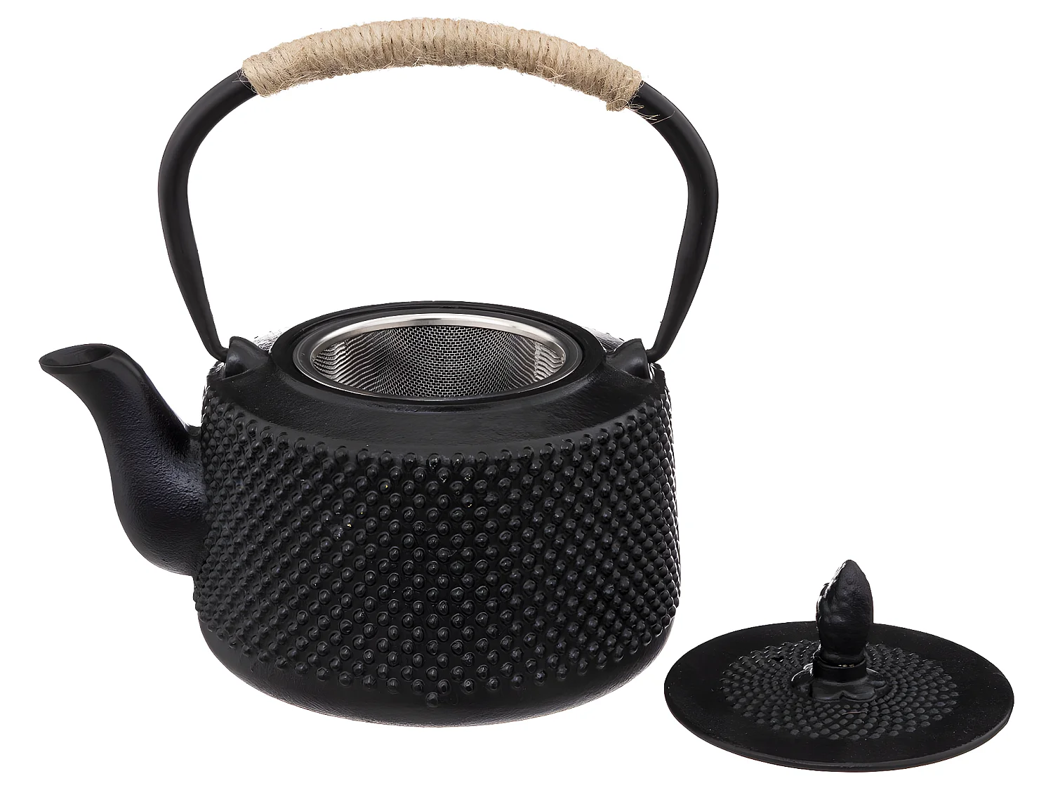 Théière en Fonte "Flora" 1L Noir