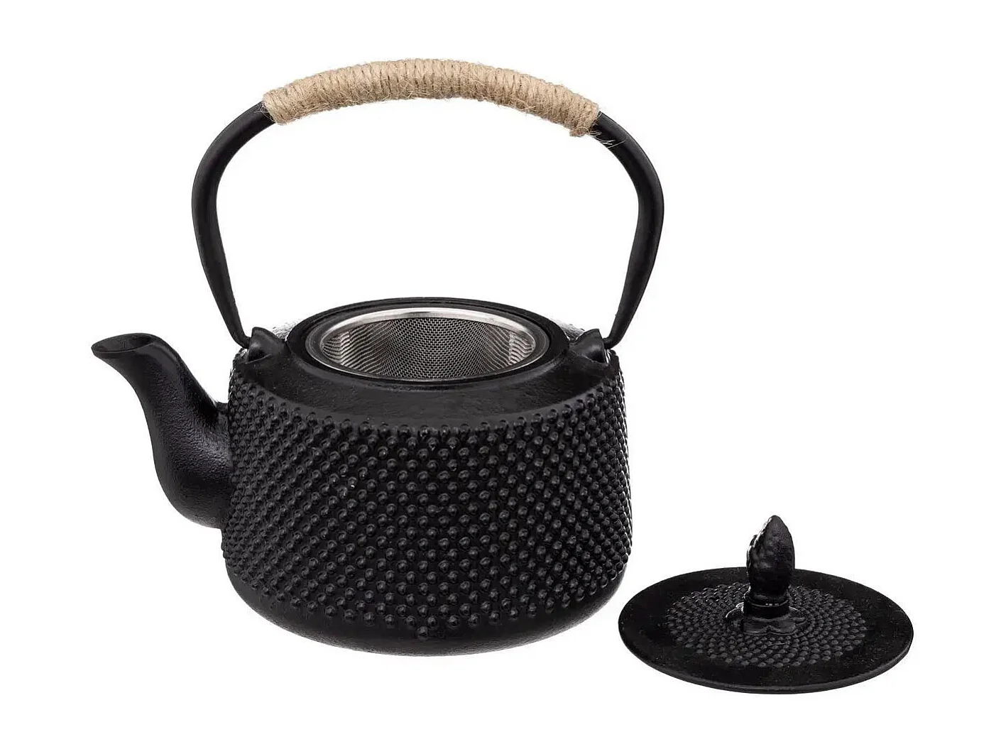 Théière en Fonte "Flora" 1L Noir