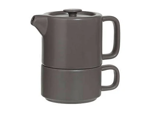 Théière avec Tasse "Nature" 40cl Taupe