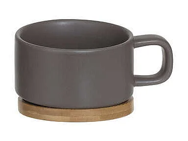 Théière avec Tasse "Nature" 40cl Taupe