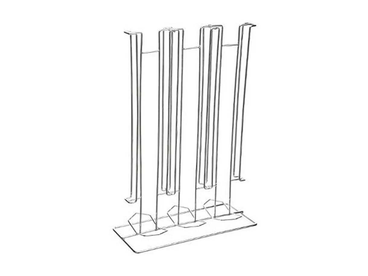 Porte 36 Capsules "Coffee" 31cm Argent