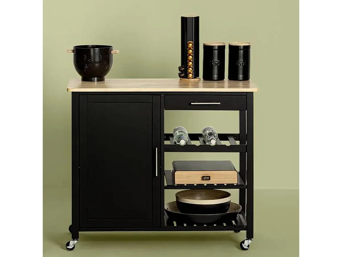 Porte 60 Capsules Expresso "Nera" 35cm Noir