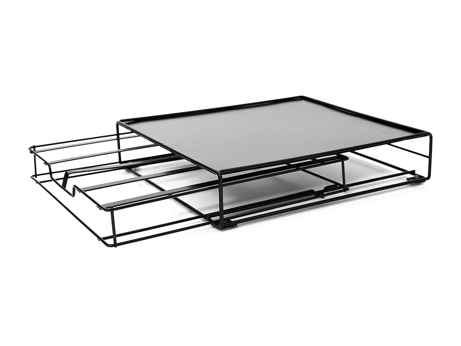 Porte Capsule Metal Tiroir Nespresso Noir