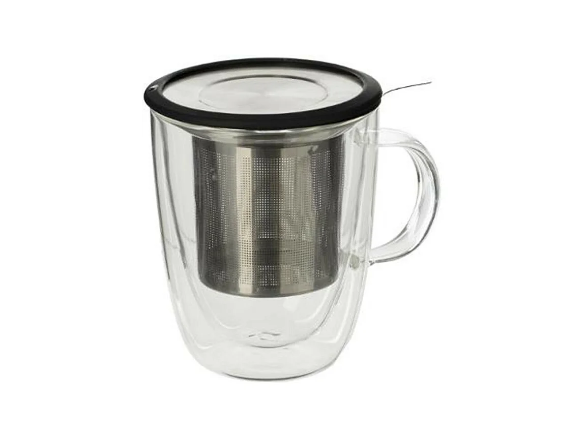 Tisanière Double Paroi "Forte" 30cl Transparent