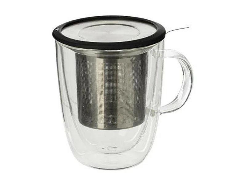 Tisanière Double Paroi "Forte" 30cl Transparent