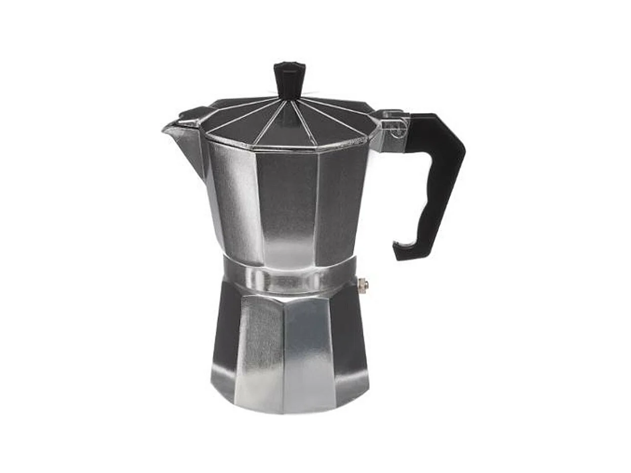 Cafetière Italienne "6 Tasses" 18cm Argent