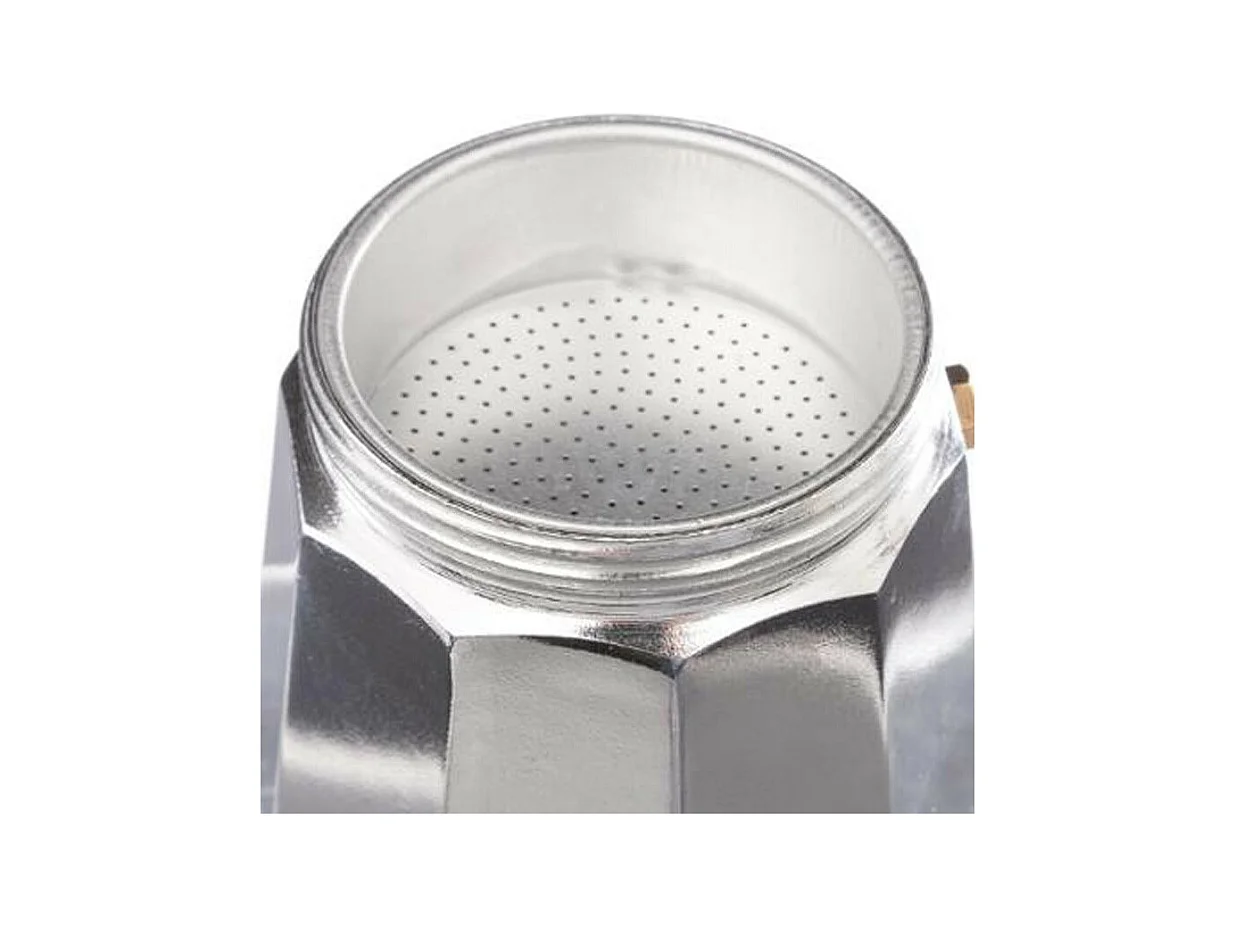 Cafetière Italienne "6 Tasses" 18cm Argent