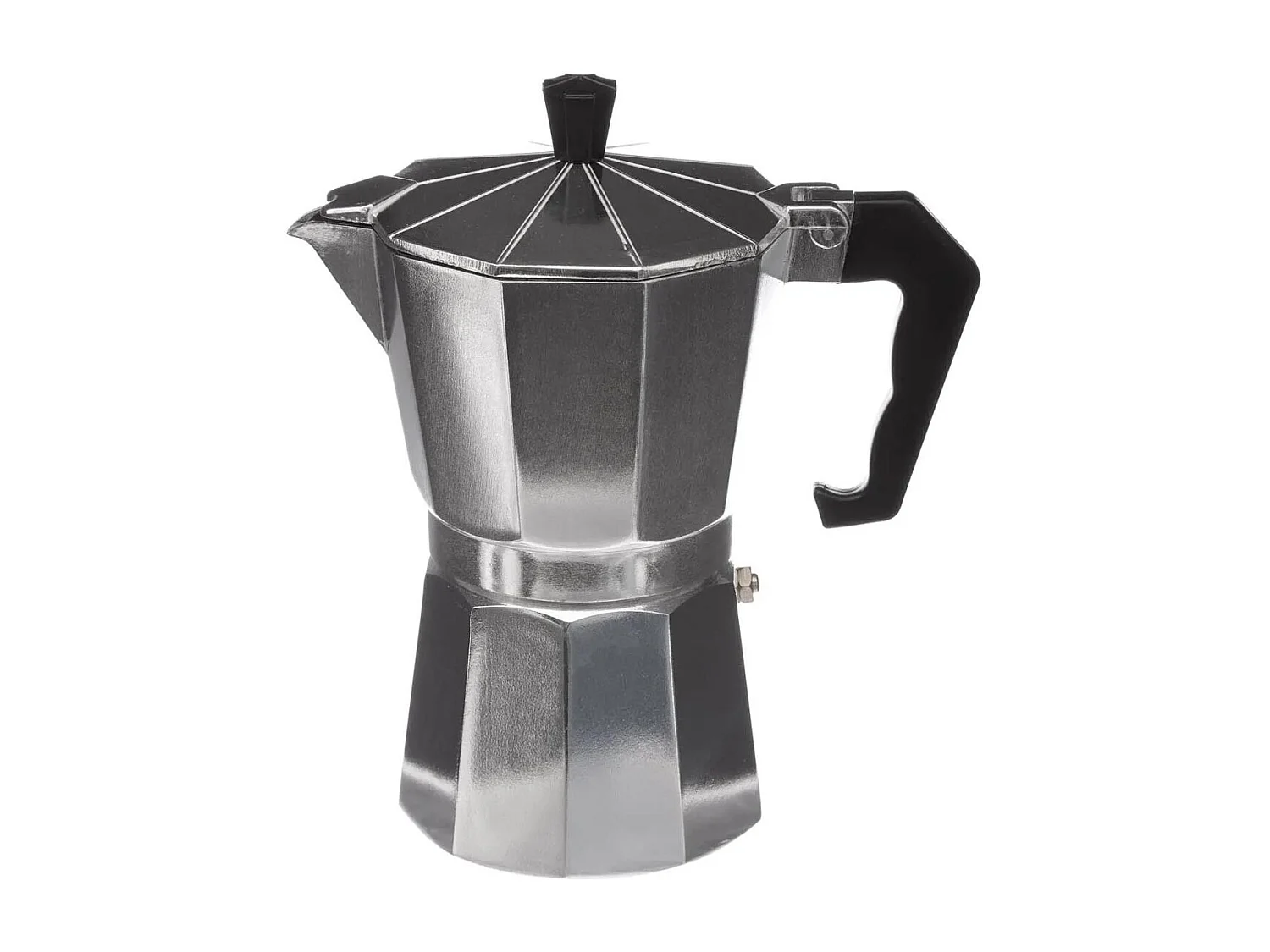 Cafetière Italienne "6 Tasses" 18cm Argent