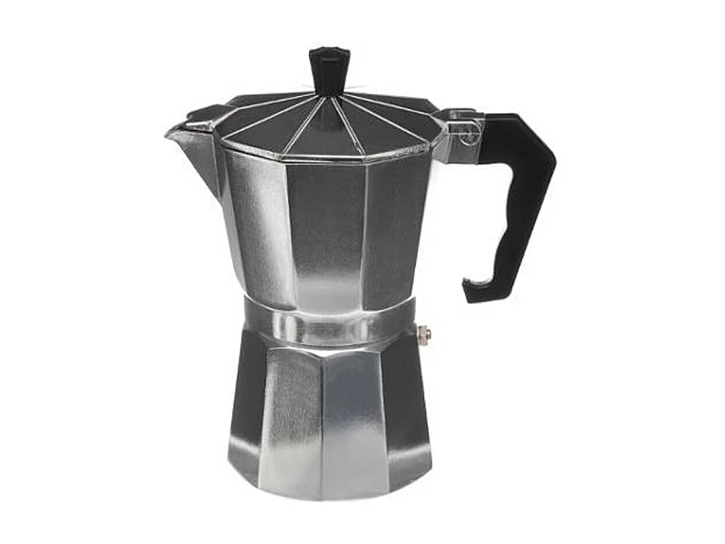 Cafetière Italienne "6 Tasses" 18cm Argent