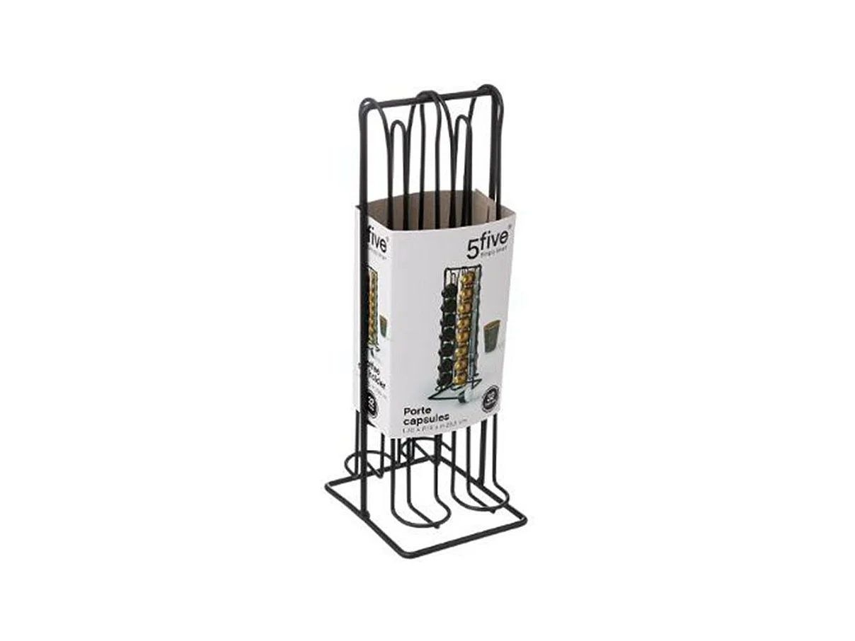 Porte 32 Capsules "Expresso" 29cm Noir