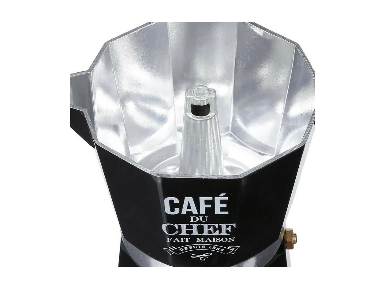 Cafetière en Métal "Italienne" 18cm Noir