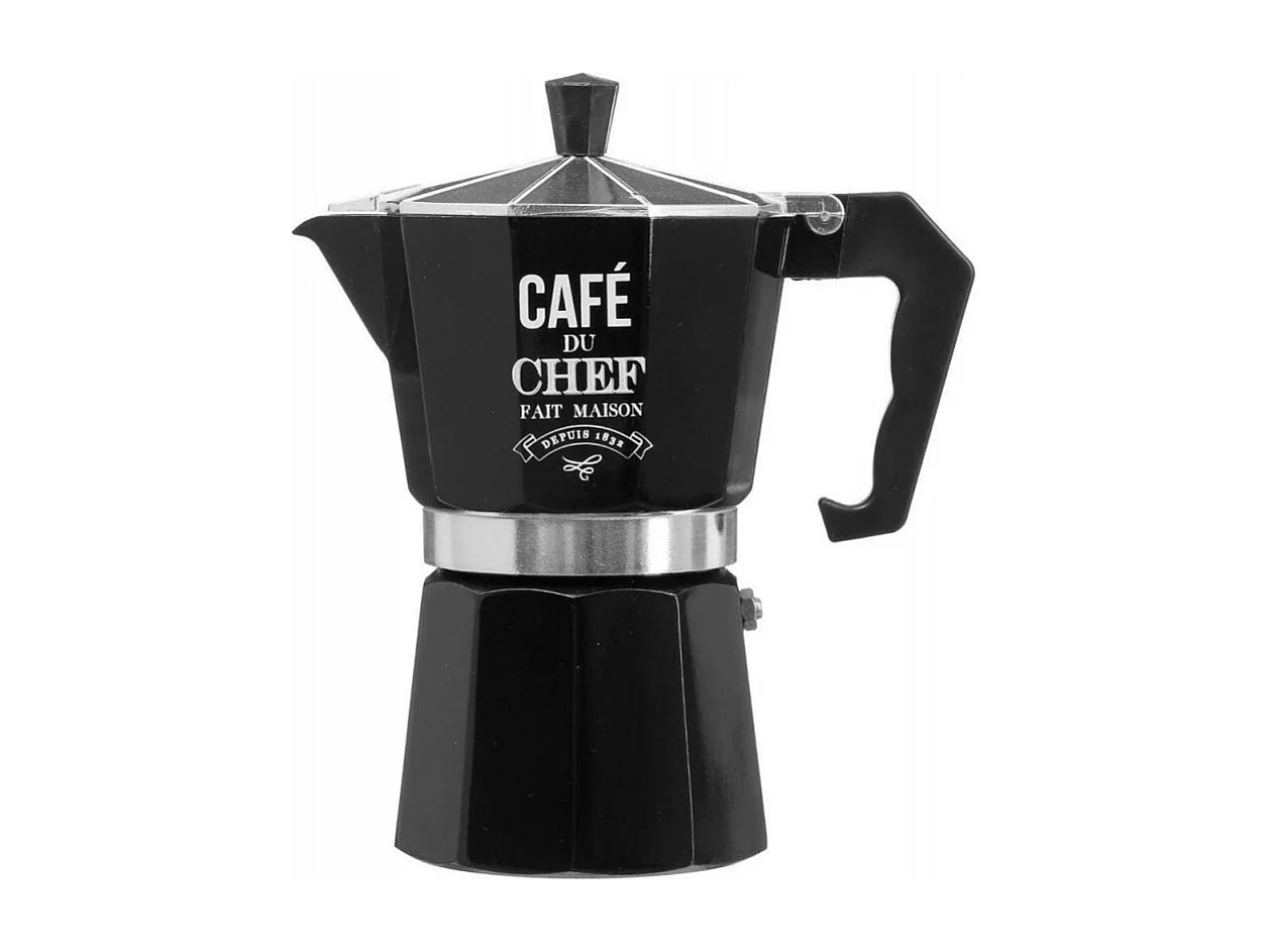Cafetière en Métal "Italienne" 18cm Noir