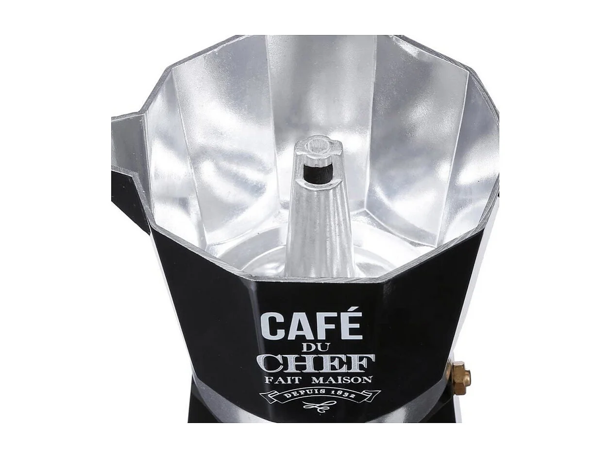 Cafetière en Métal "Italienne" 18cm Noir