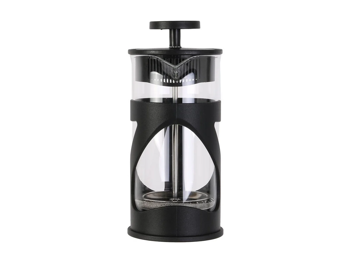 Cafetiere A Piston Noir 35cl 3 Tasses Noir, Transparent