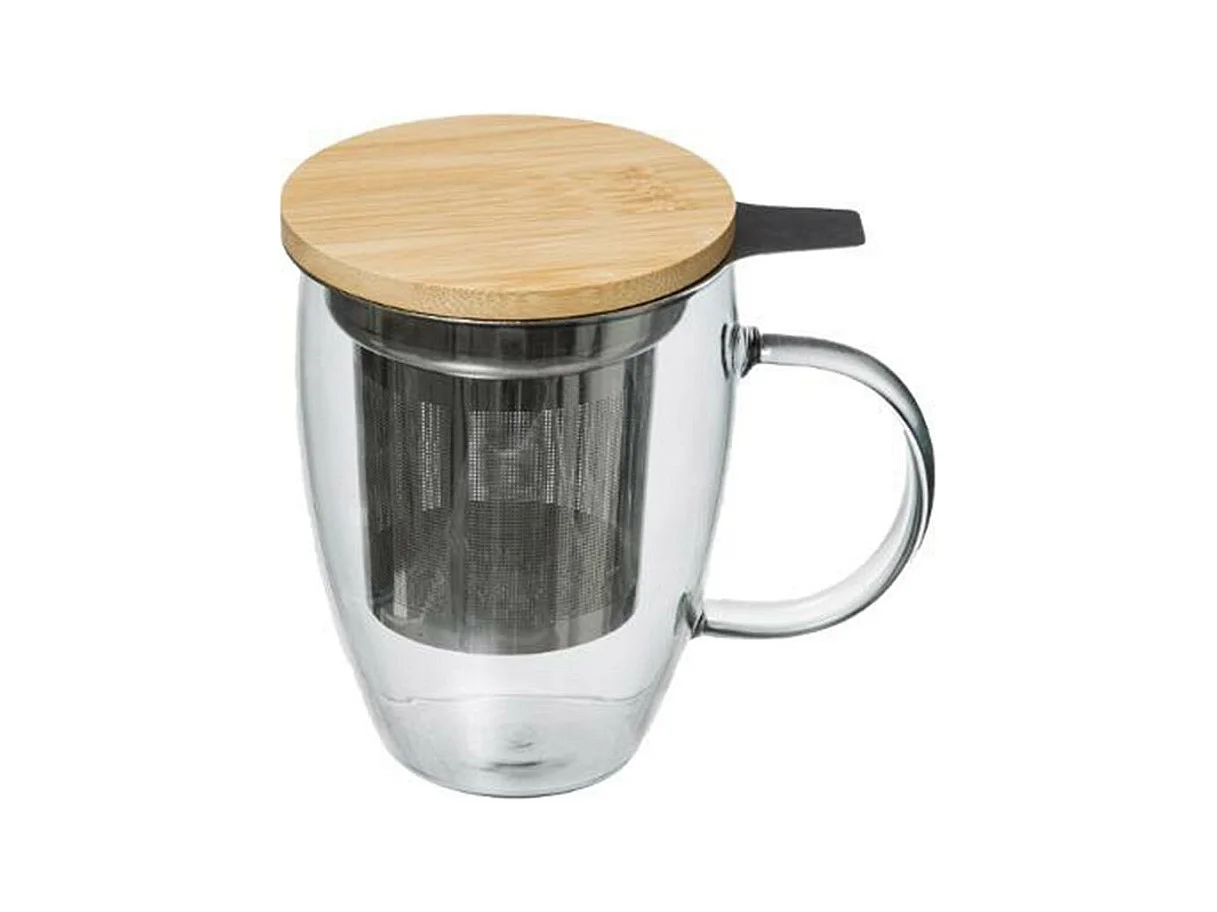 Tisanière Avec Infuseur "Arha" 40cl Transparent