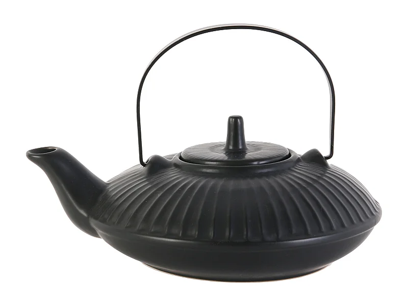 Theiere Chan Ceramique Noire 60cl Noir