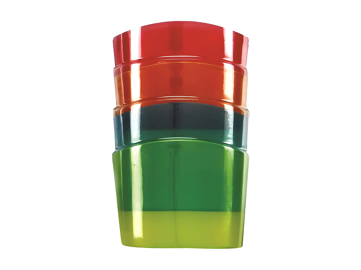 Lot de 4 Reposes Sachet de Thé "Fun" 5cm Multicolore