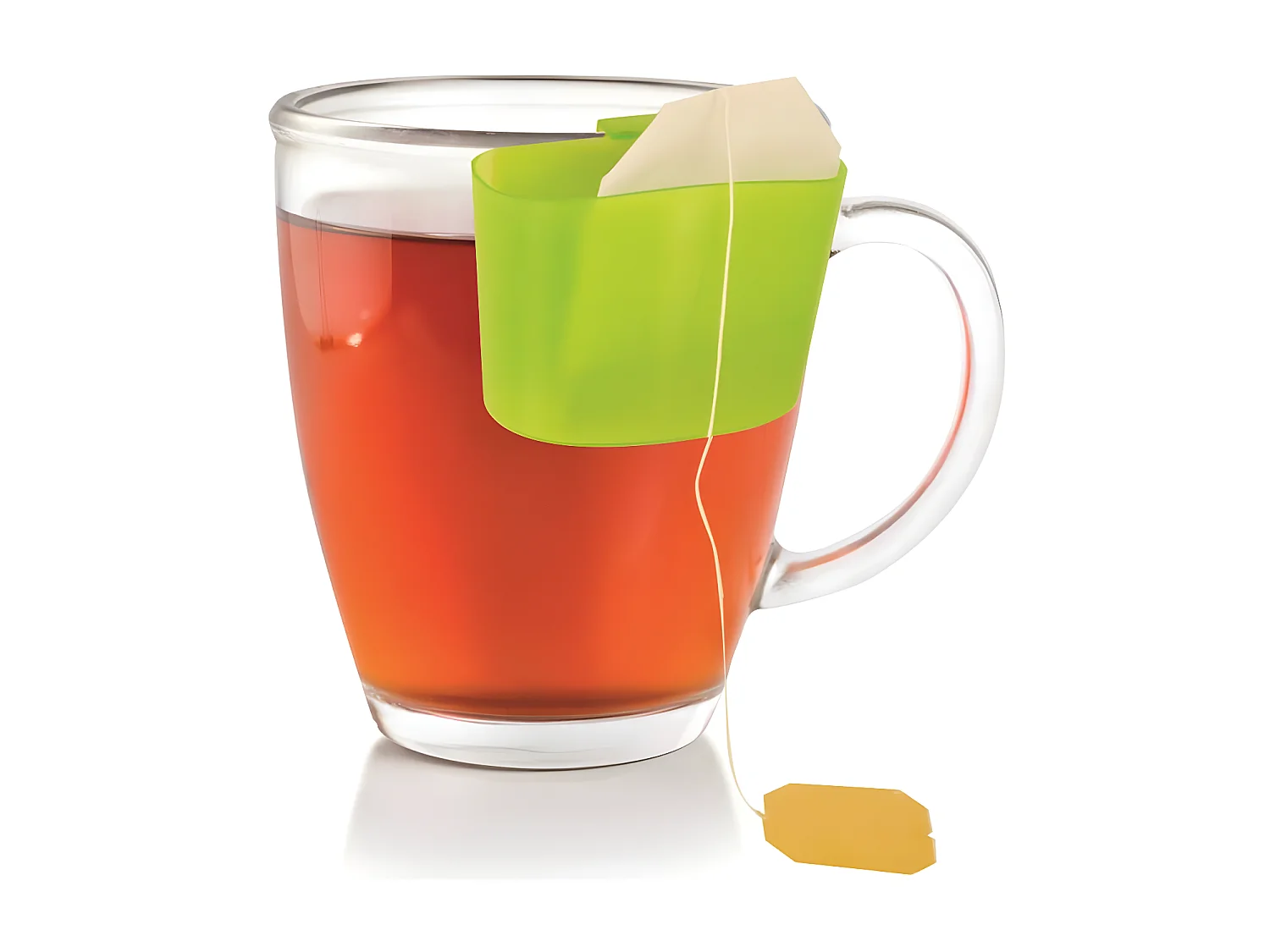 Lot de 4 Reposes Sachet de Thé "Fun" 5cm Multicolore