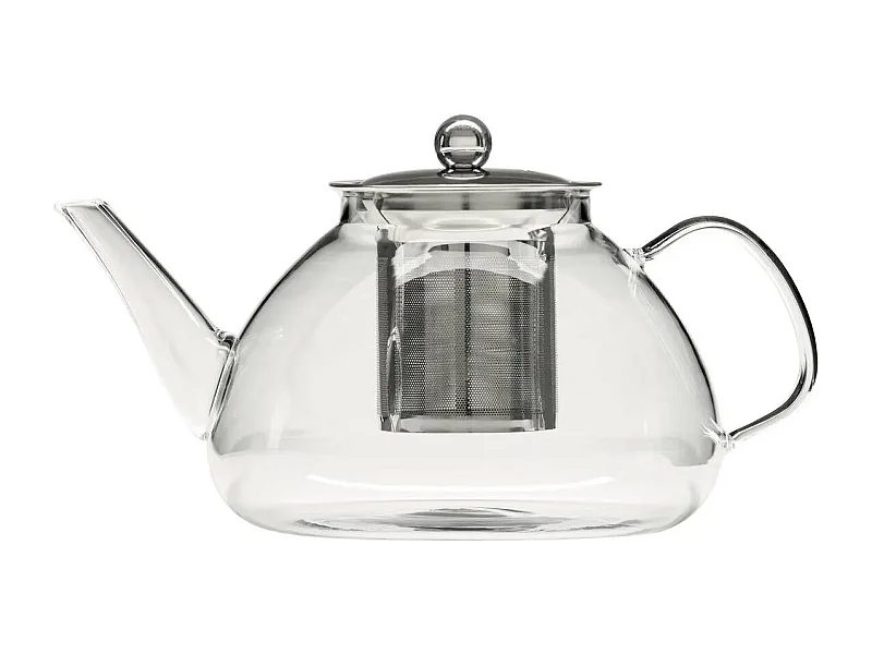 Théière en Verre "Filtre" 24cm Transparent