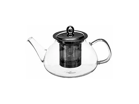 Théière en Verre "Bec" 21cm Argent