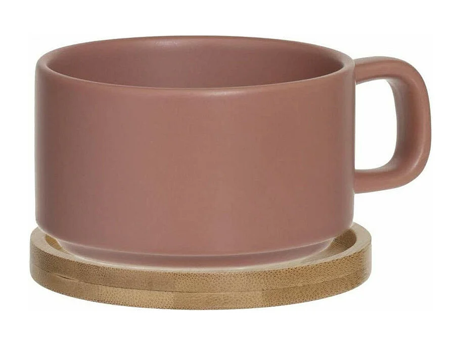 Théière avec Tasse "Nature" 40cl Terracotta