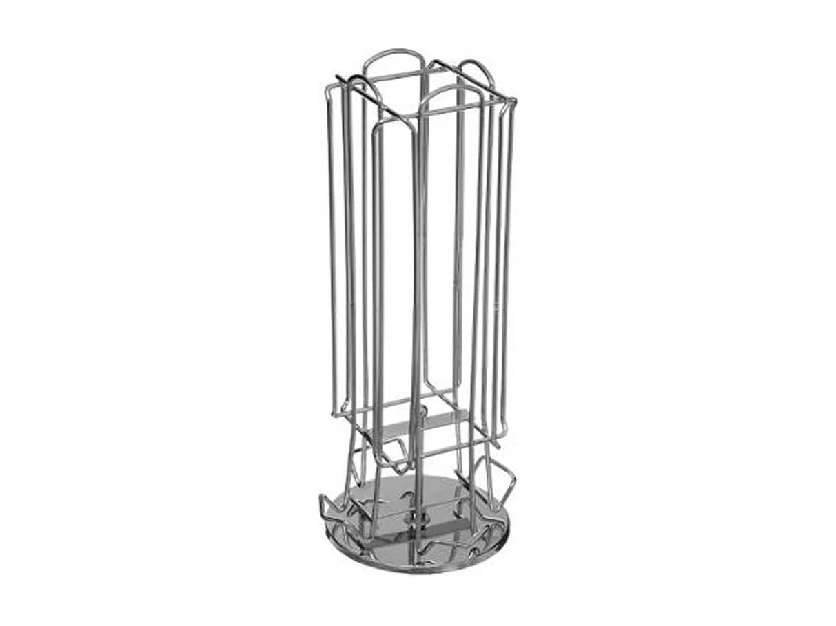 Porte 20 Capsules Rotatif "Vertuo" 28cm Argent