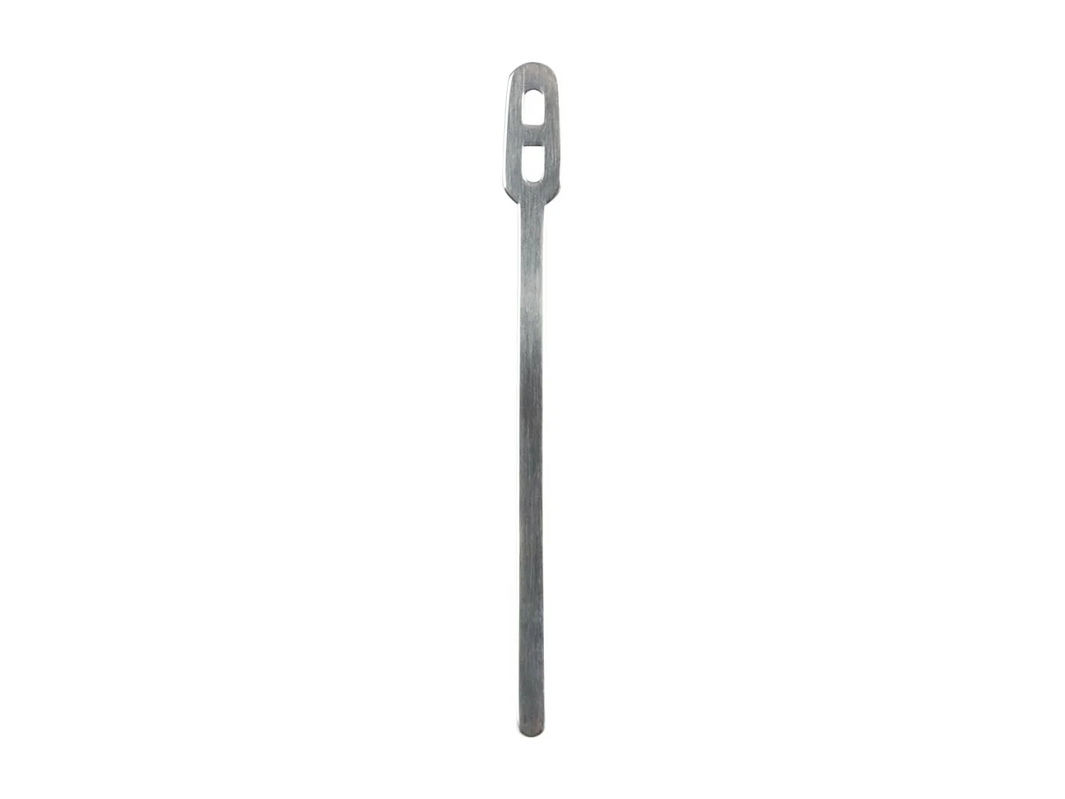 Lot de 8 Touillettes pour Café "Métal" 11cm Gris