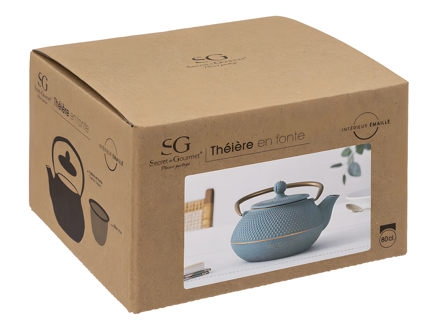 Théière en Fonte "Jade" 80cl Vert