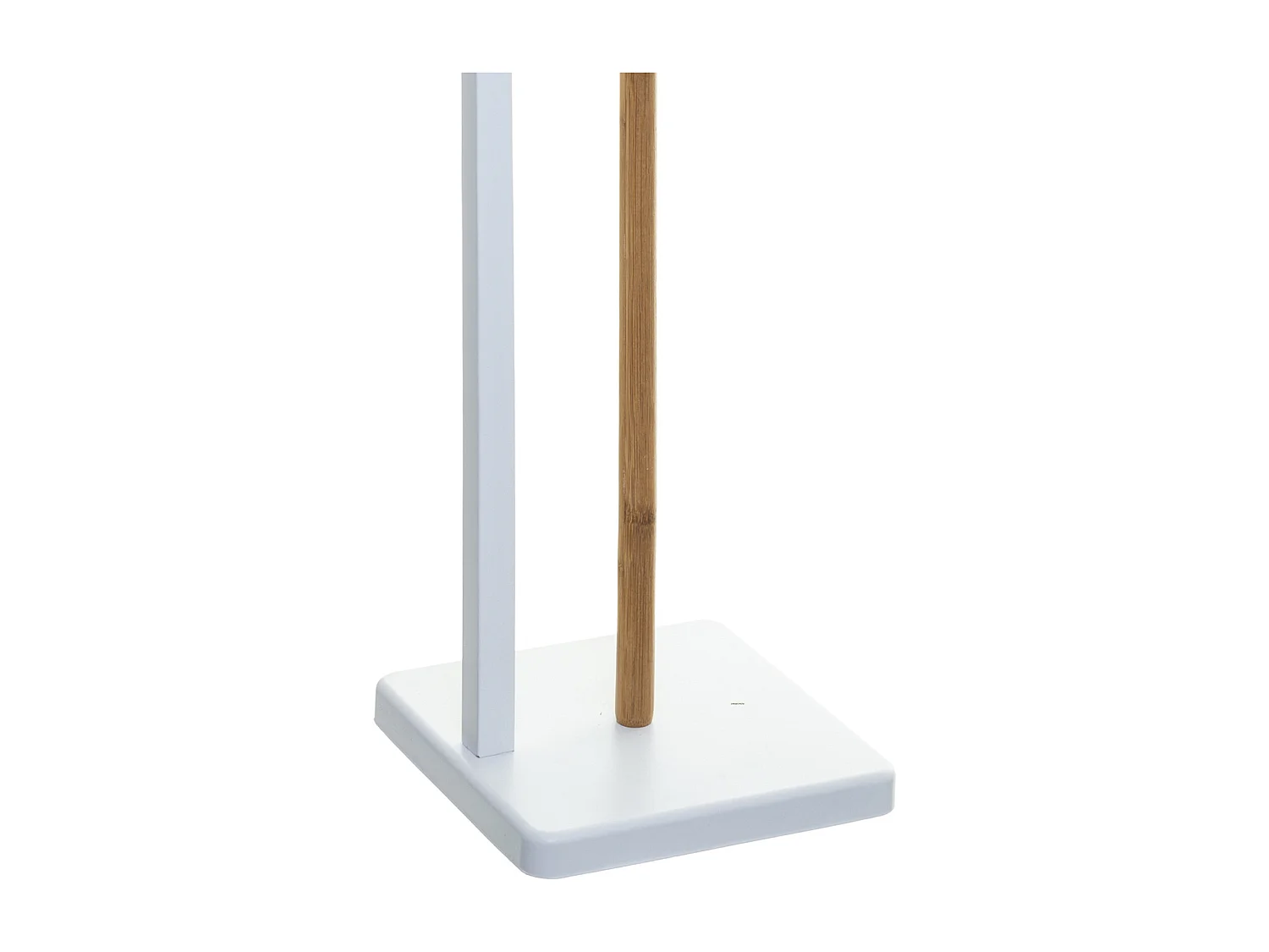 Porte Papier WC en Bambou "Natureo" 64cm Blanc