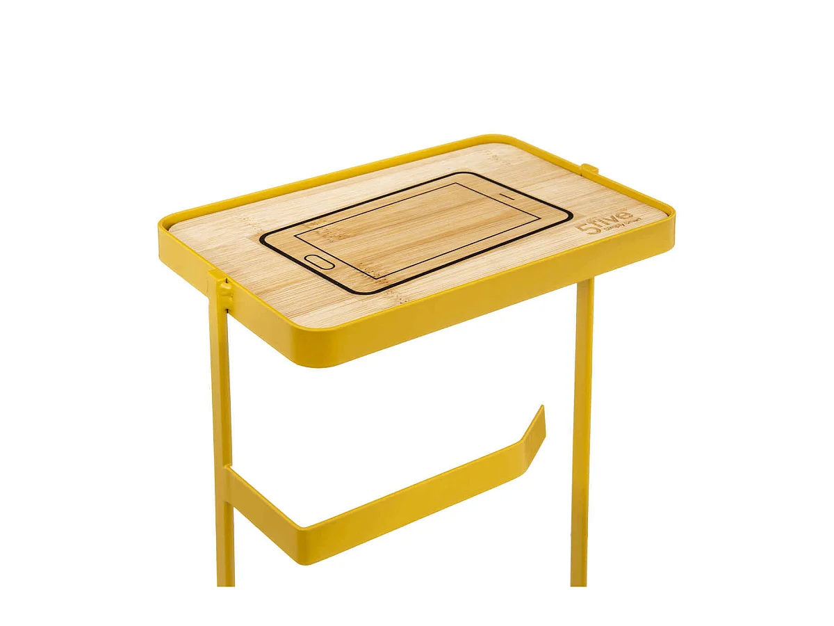 Dérouleur WC 3 en 1 "Modern" 59cm Moutarde