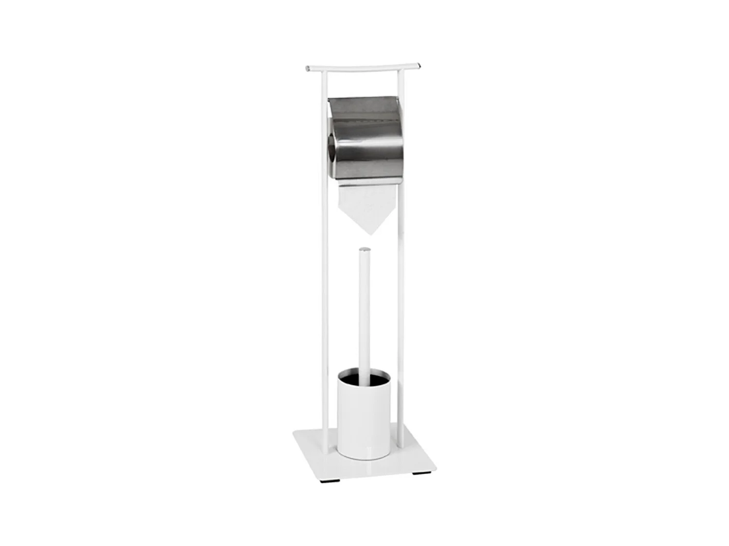 Dérouleur WC en Métal Design "Ethan" 69cm Argent