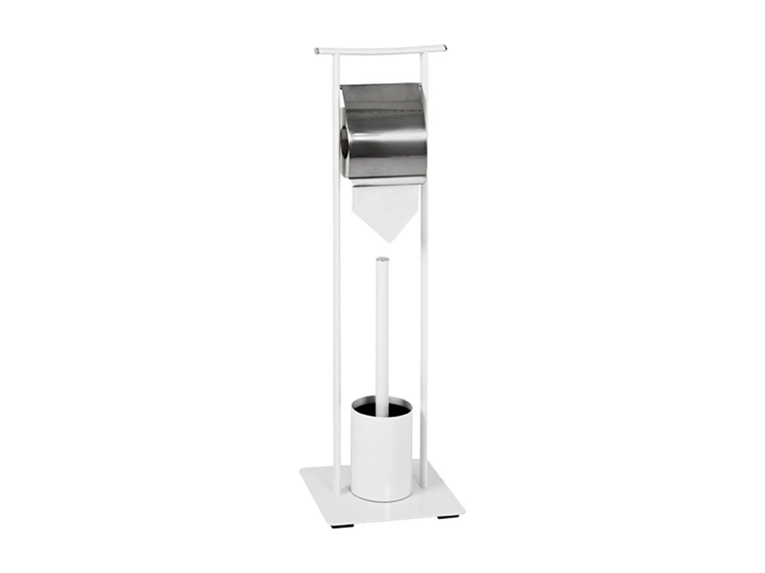 Dérouleur WC en Métal Design "Ethan" 69cm Argent