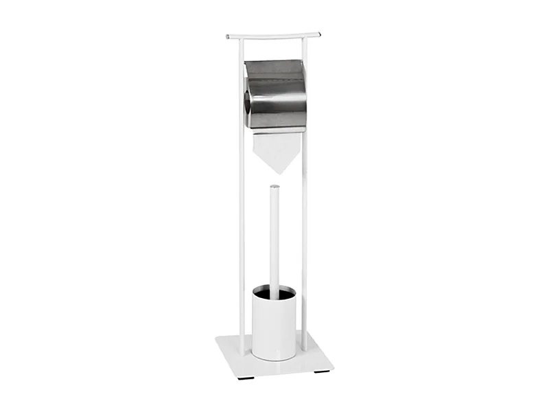 Dérouleur WC en Métal Design "Ethan" 69cm Argent