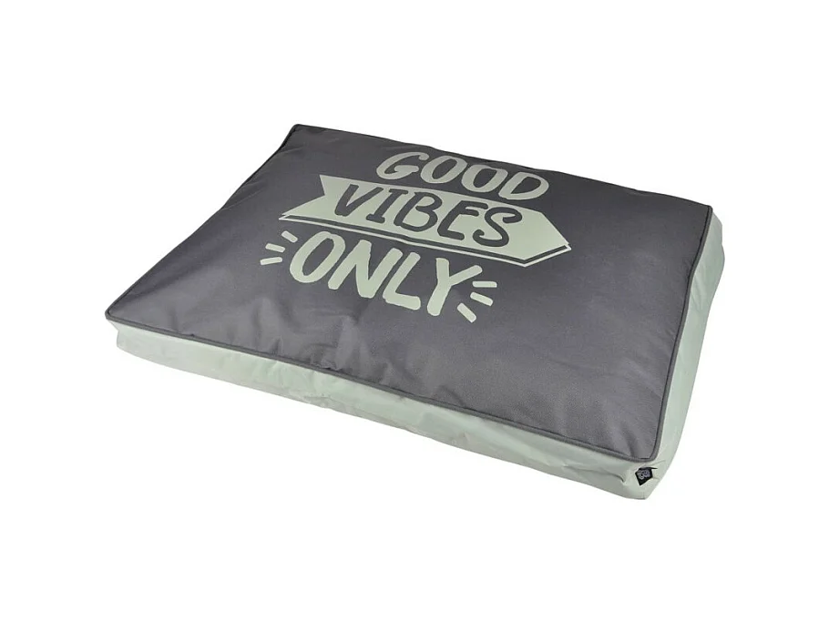 Coussin pour Chien & Chat "Good Vibes" 80cm Vert