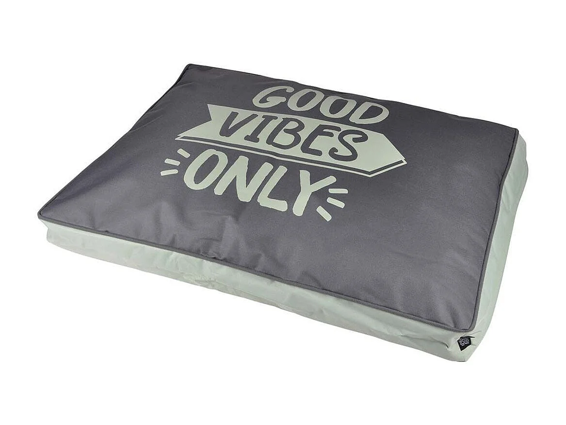Coussin pour Chien & Chat "Good Vibes" 80cm Vert