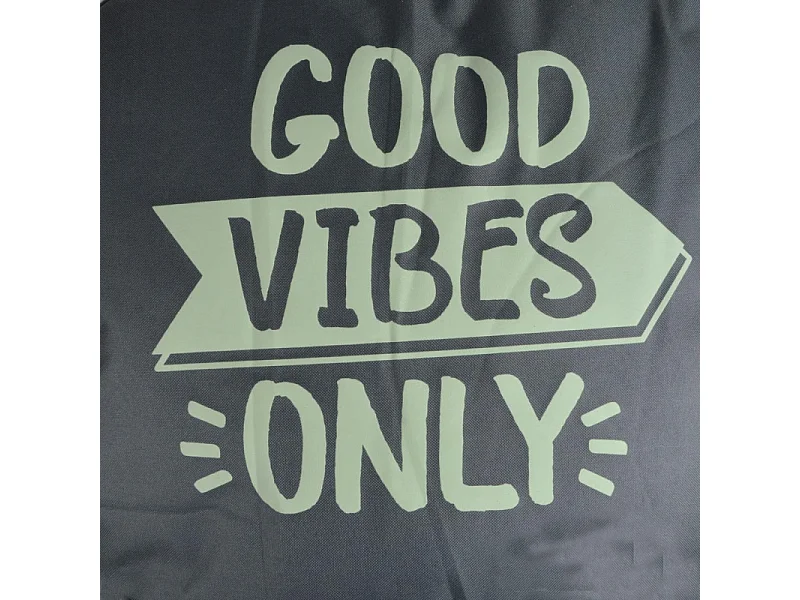 Coussin pour Chien & Chat "Good Vibes" 80cm Vert