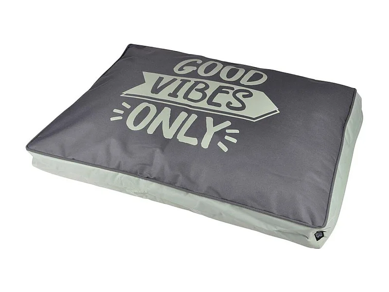 Coussin pour Chien & Chat "Good Vibes" 80cm Vert