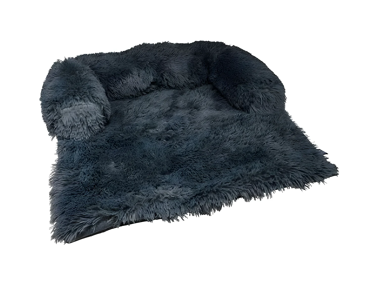 Protège Canapé & Traversin "Fluffy" 120cm Anthracite
