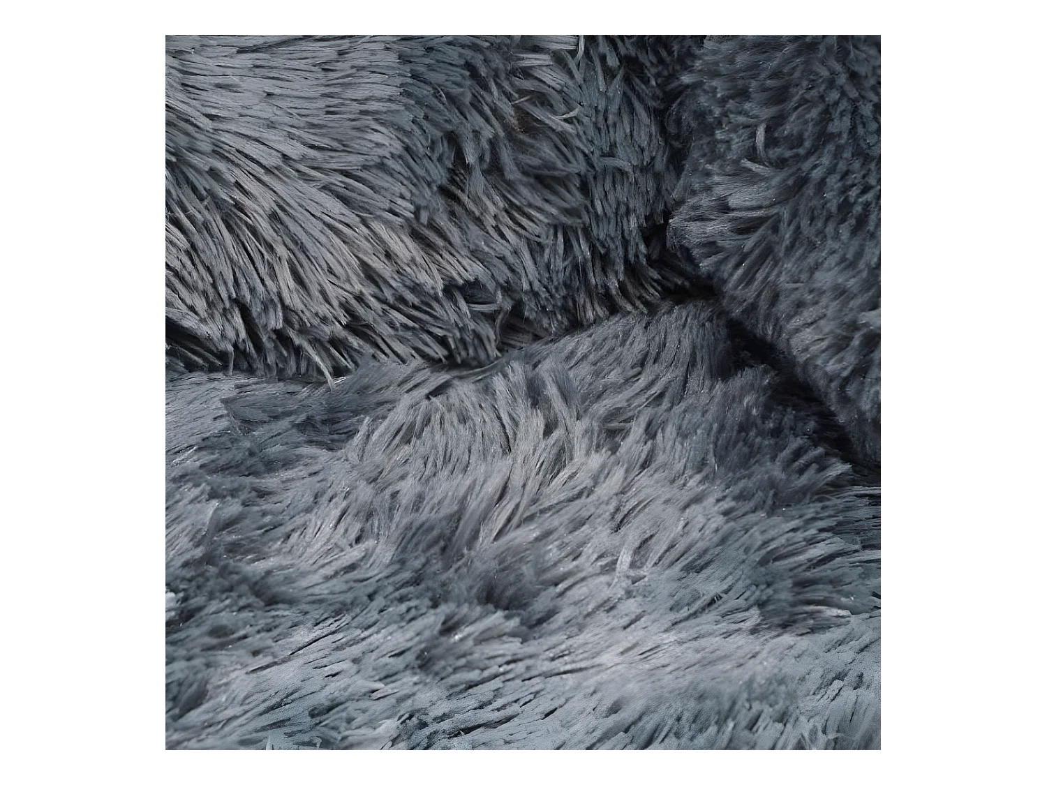 Protège Canapé & Traversin "Fluffy" 120cm Anthracite