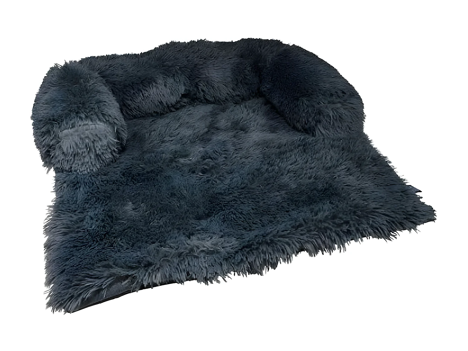 Protège Canapé & Traversin "Fluffy" 120cm Anthracite