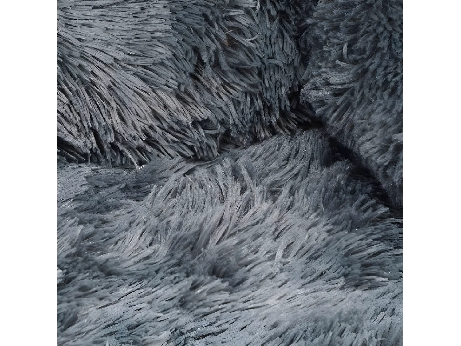 Protège Canapé & Traversin "Fluffy" 120cm Anthracite